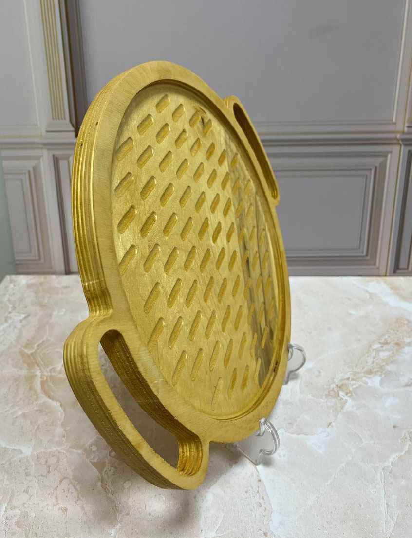 سینی چوبی مدل دایره