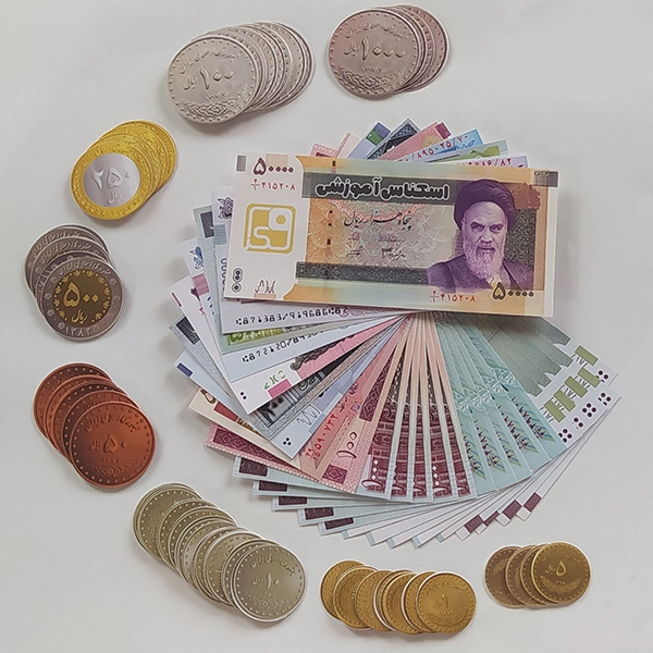 سکه و اسکناس آموزشی فکرا 80 قطعه