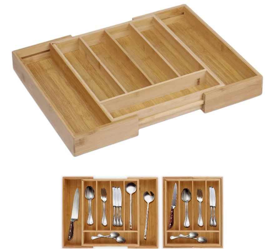 نظم دهنده داخل کابینت 7 خانه متحرک خود رنگ (باز شو)