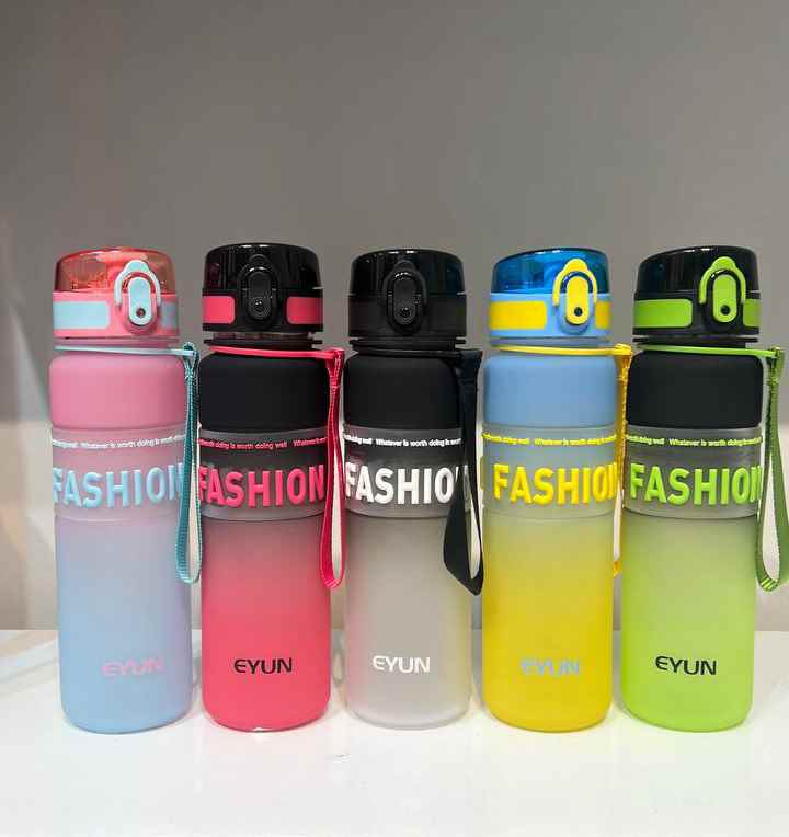 قمقمه  650میل نشکن قفل دار بنددار 5رنگ