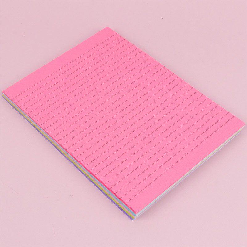 کاغذ یادداشت چسب دار رنگی Sam Stick Note 14.85*20.5cm بسته 100 برگی