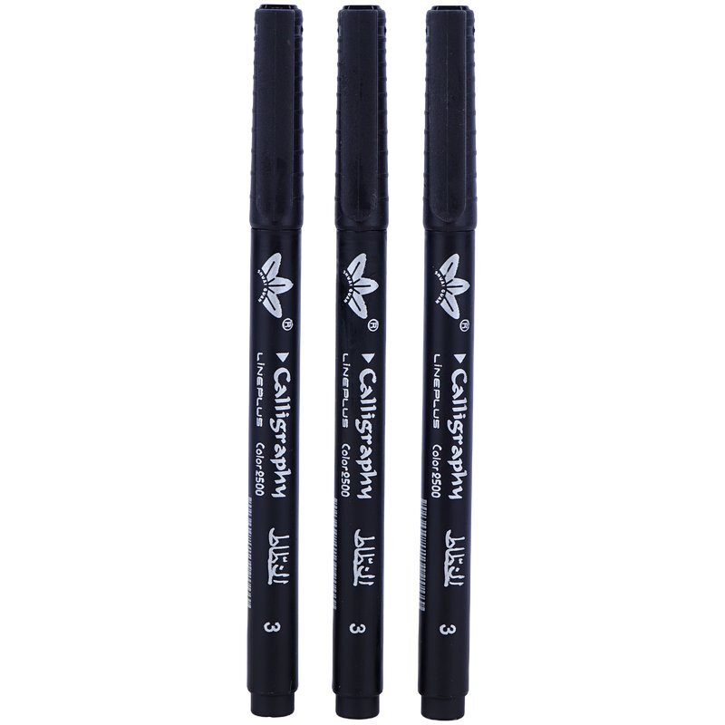 قلم خطاطی لاین پلاس Calligraphy Color 2500 سایز 3 میلی متر
