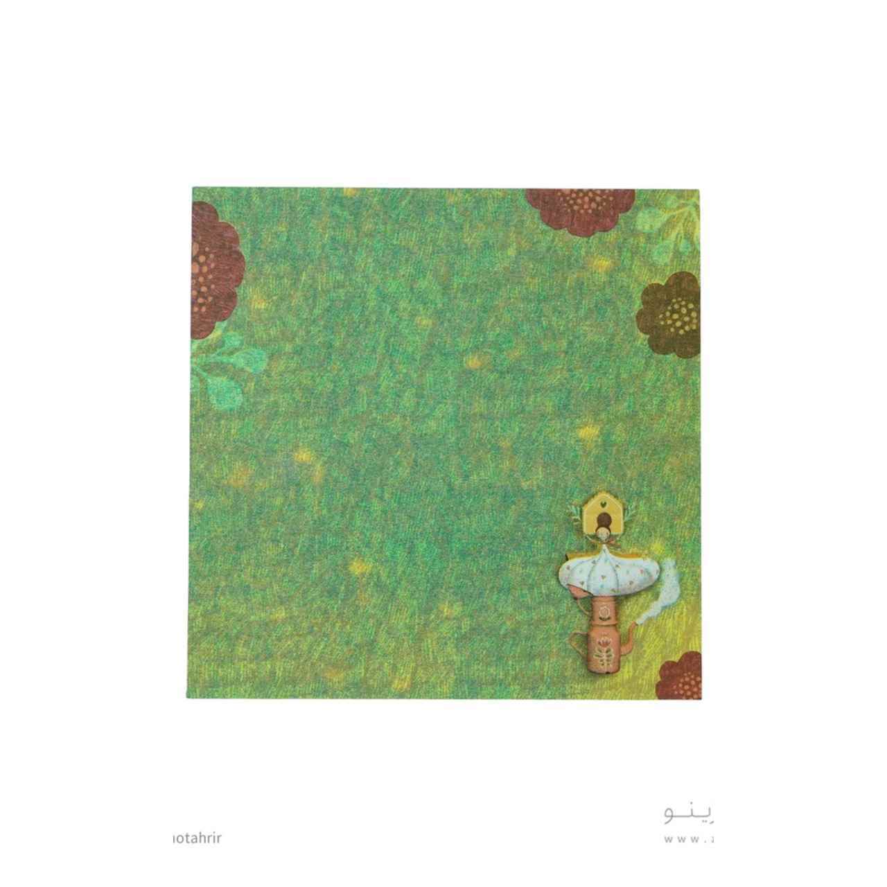 کاغذ 10*10 (رنگی/طرح دار) مسترنوت کد504