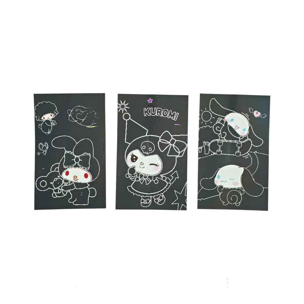 دفتر یادداشت جادویی اسکراچ(طرح کرومی) کدB11 یا کدCS-105