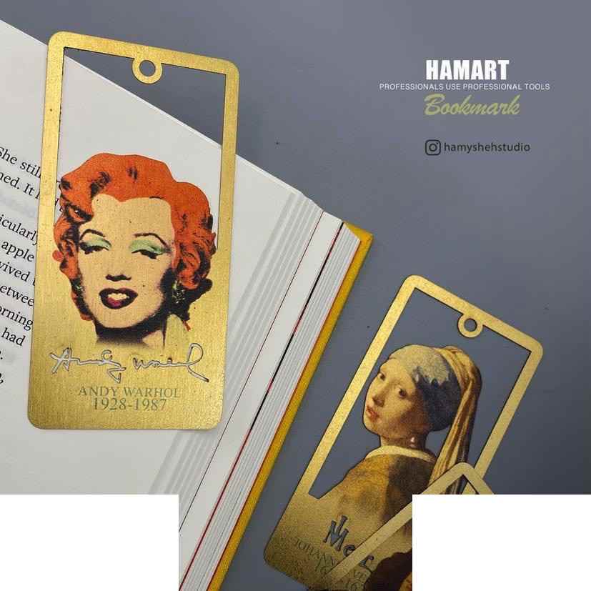 بوک مارک فلزی مشاهیر همیشه