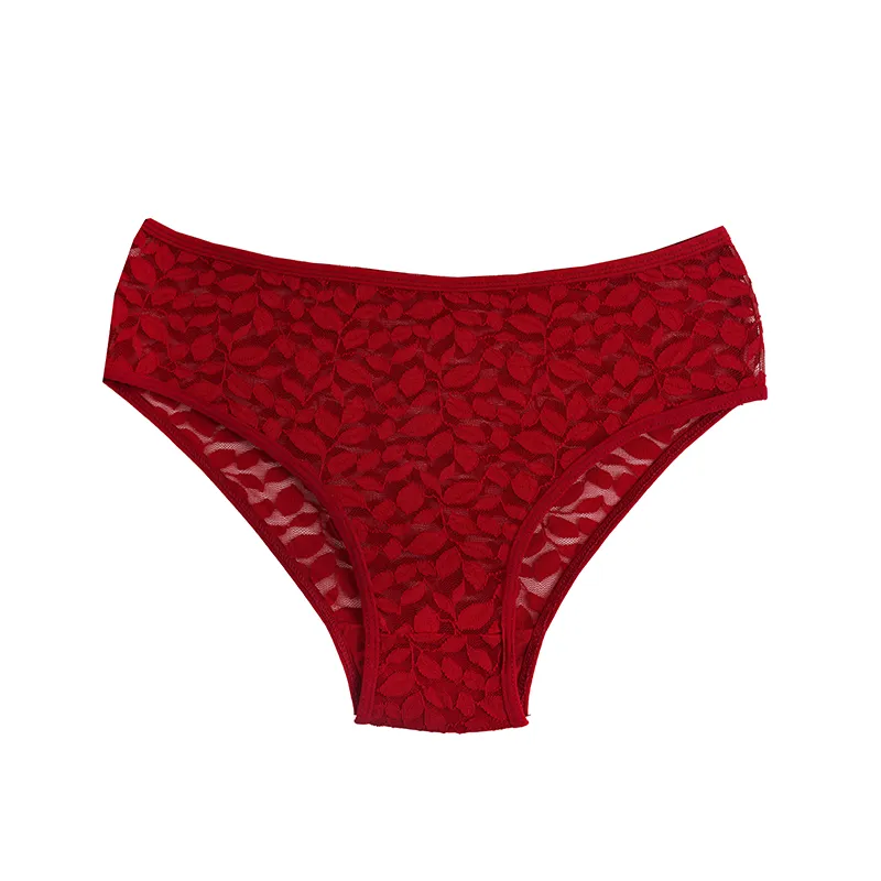 شورت اسلیپ زنانه گیپور طرح برگ سایز XL و XXL