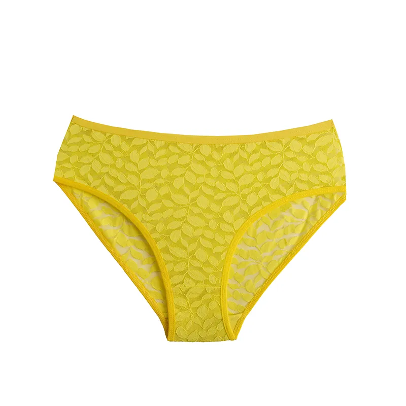 شورت اسلیپ زنانه گیپور طرح برگ سایز XL و XXL