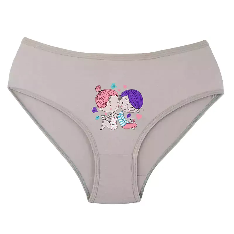 شورت زنانه اسلیپ طرح دختر و پسر و برج ایفل برند EMA جنس نخ و پنبه سایز L XL 2XL