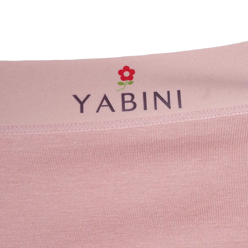 شورت زنانه اسلیپ کش لیزری طرح نوشته دار لاتین YABIN نخ و پنبه فری سایز