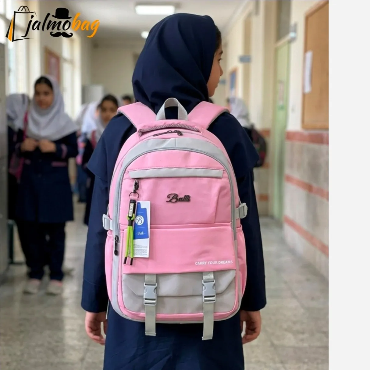 کوله پشتی اسپرت جادار ضدآب پارچه ریپس خارجی