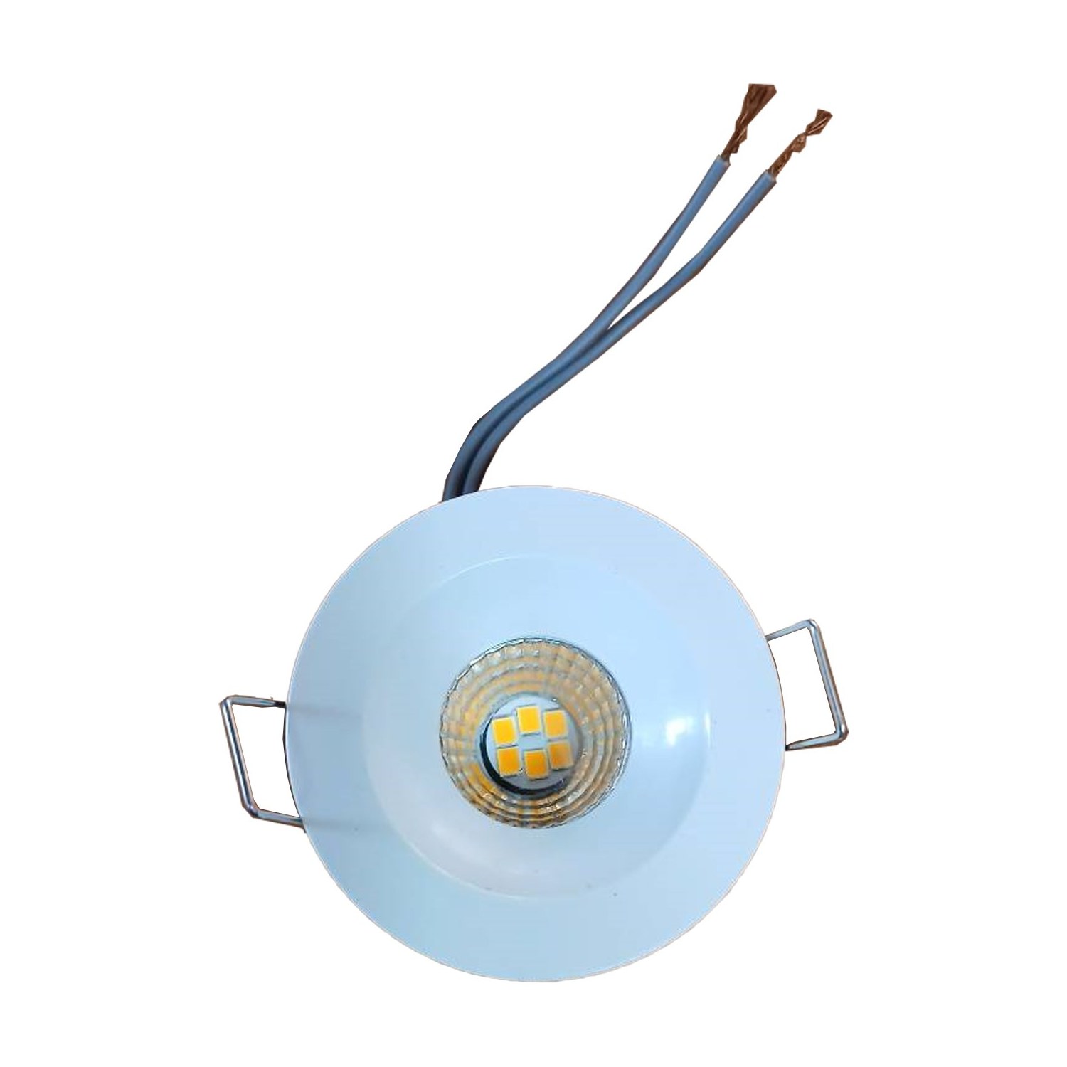 چراغ هالوژنی چشمی توکار LED گرد 5 وات انبه ای