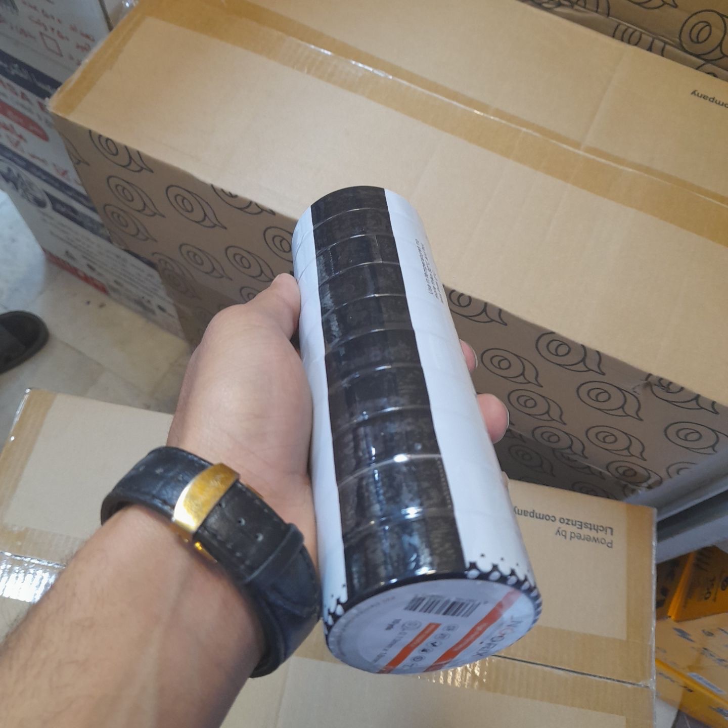 نوار چسب برق نسوز ضد حریق مشکی