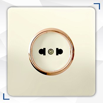 کلید و پریز کریستال صدفی آسیا
