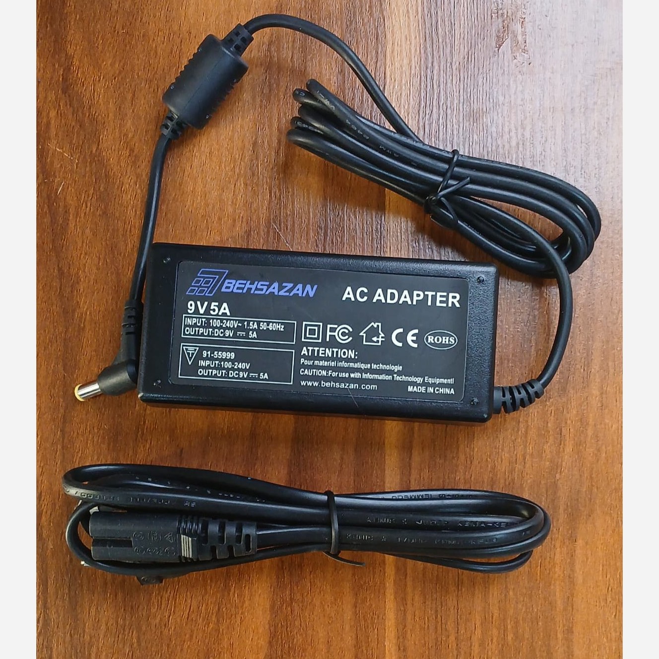 آداپتور behsazan 9v 5a
