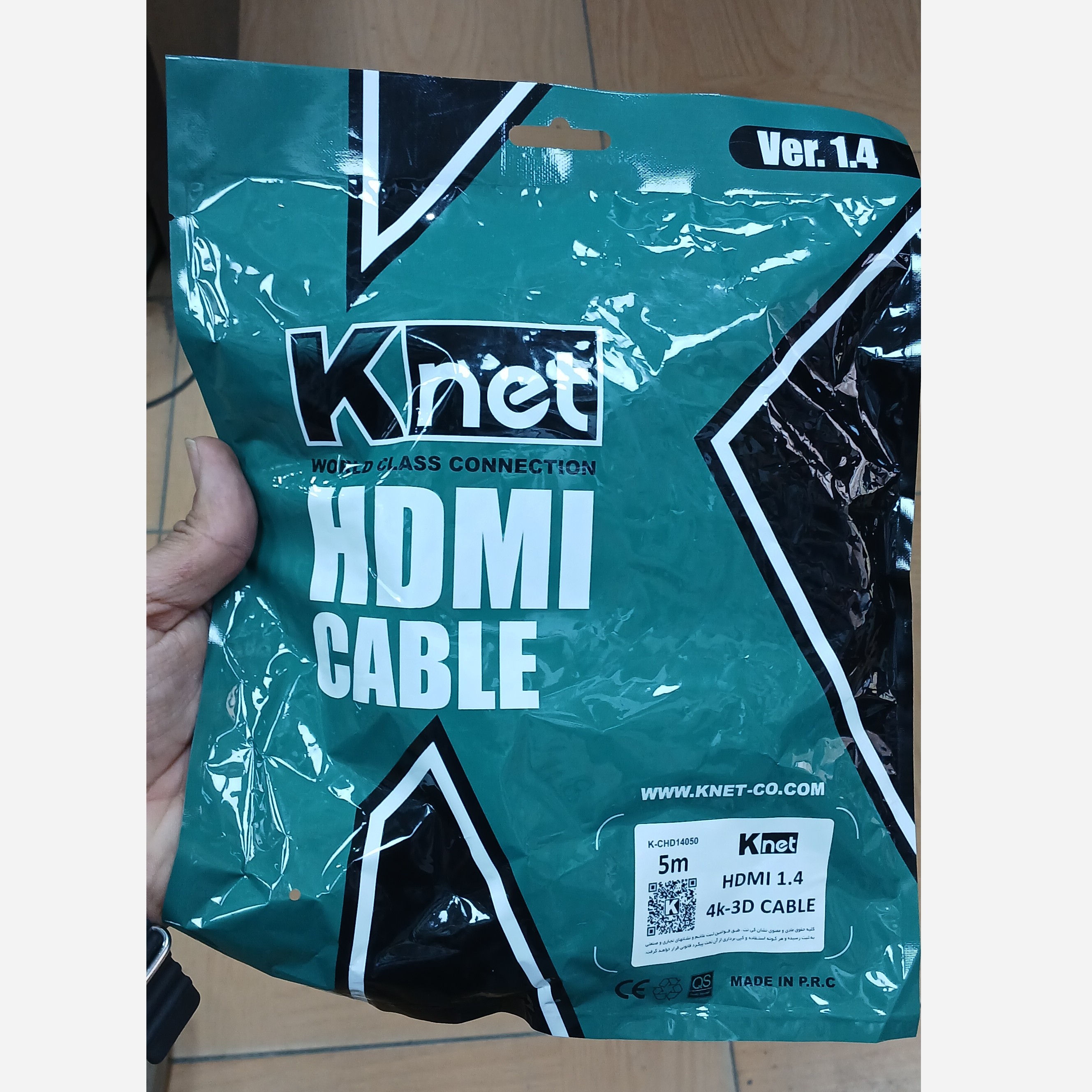کابل HDMI K-NET ورژن 1.4(5 متری )