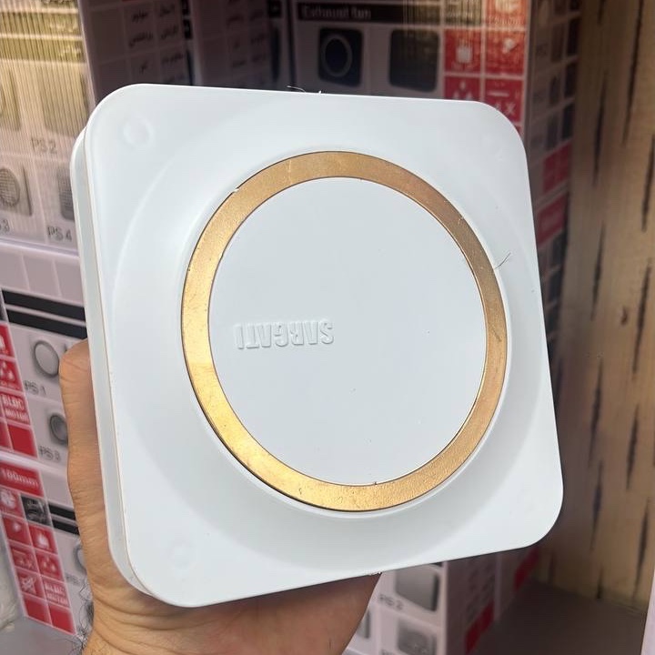 هواکش خانگیps1 سفید رینگ نقره ای کد 202