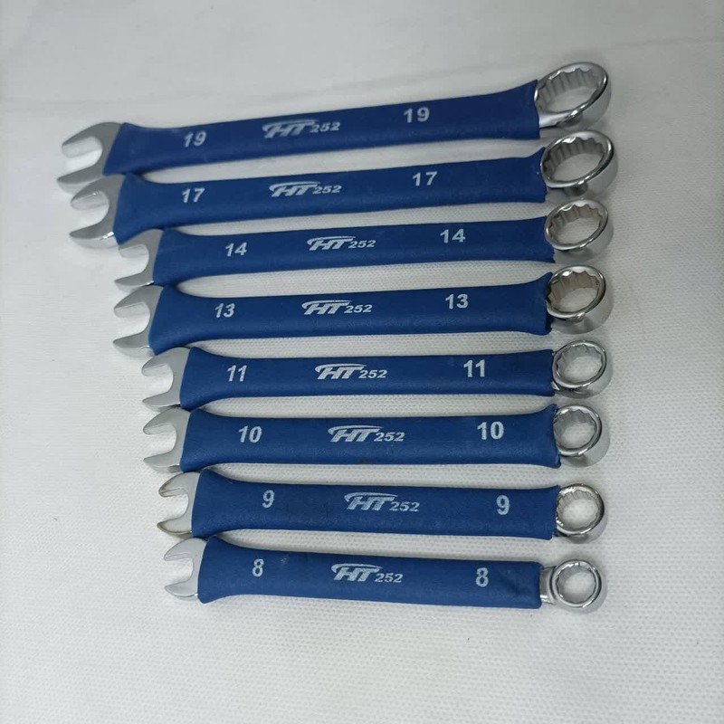 آچار یکسر تخت و یکسر رینگی مدل 8cs مجموعه 8 عددی
