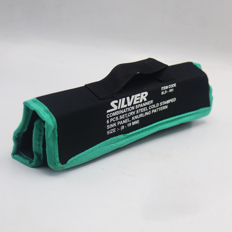 آچار یکسر تخت و یکسر رینگی سیلور مدل YP-GTSTC6 8-19MM مجموعه 6 عددی