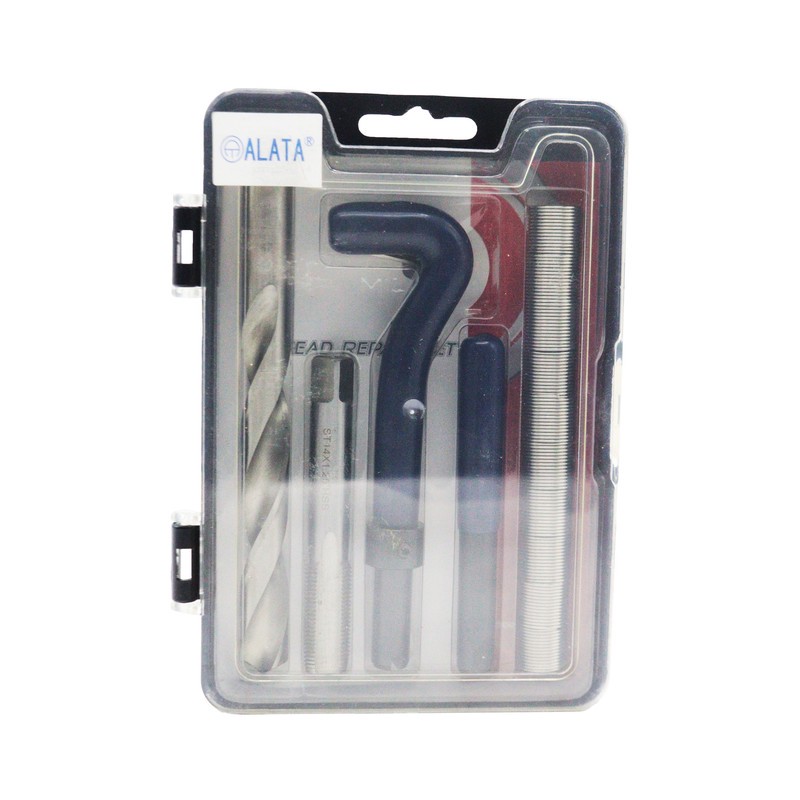 قلاویز و مته هلی کویل آلاتا مدل YP-M14 1.25 مجموعه 5 عددی