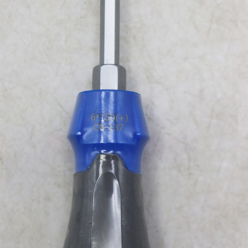 پیچ گوشتی چهارسو مدل ضربه خور کد YP-6 150 CRASMAN137 سایز 150 میلی متر