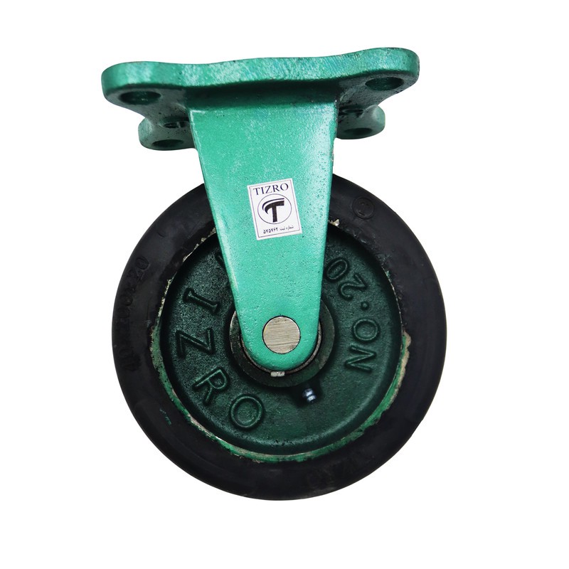 چرخ کفی دار تیزرو مدل ثابت کد YP-SABET-40 200 20MM