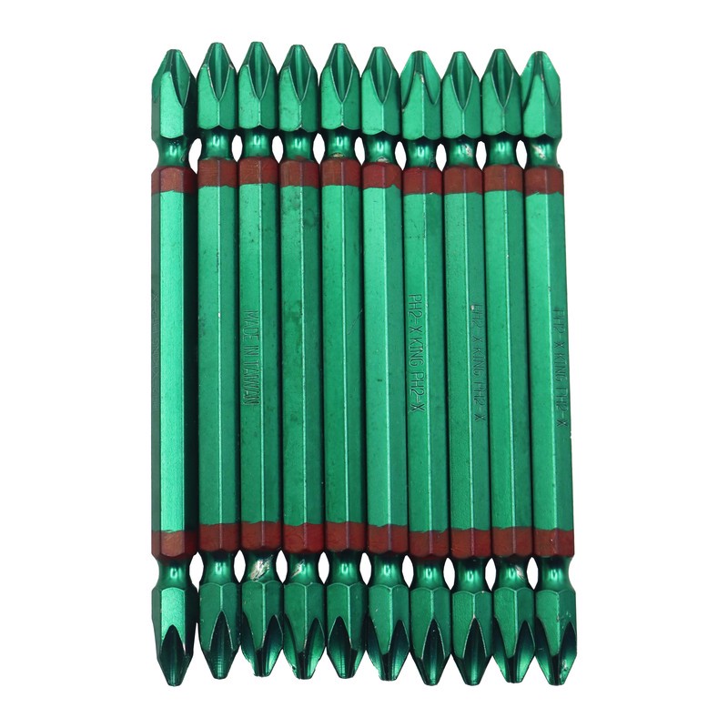 سری پیچ گوشتی دو سر چهار سو کینگ مدل YP-2 100MM مجموعه 10 عددی