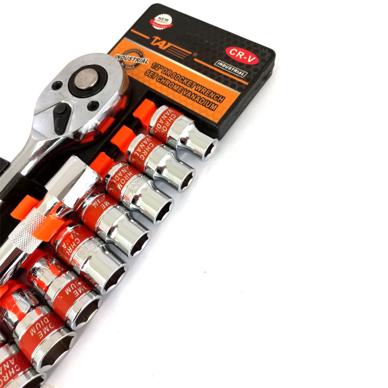 آچار بکس تات مدل T CRV12 مجموعه 12 عددی