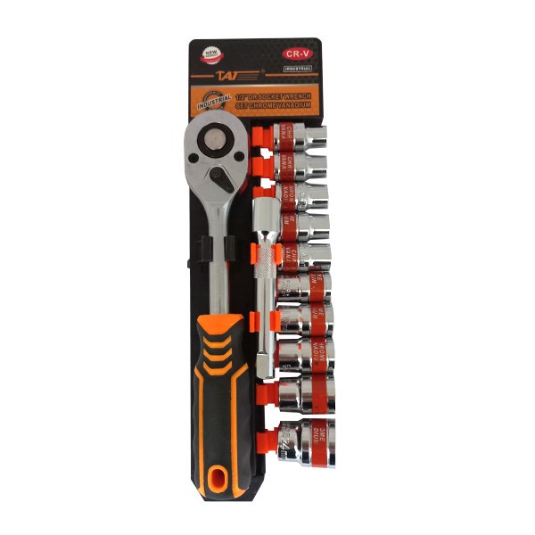 آچار بکس تات مدل T CRV12 مجموعه 12 عددی