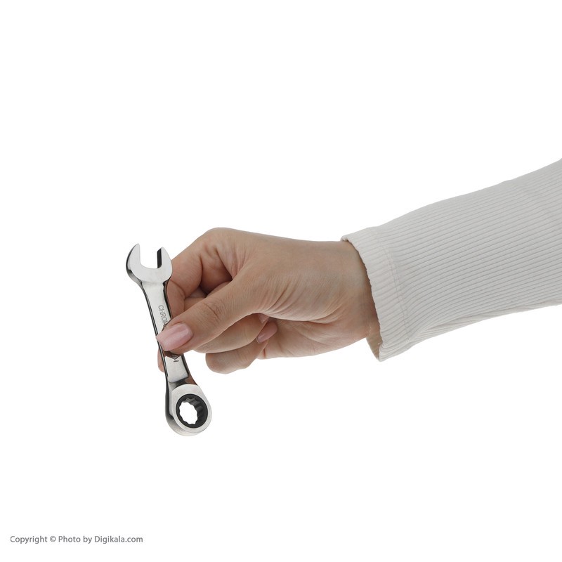 آچار جغجغه ای یک سر تخت جنیوس تولز مدل 760212 سایز 12 میلی متر