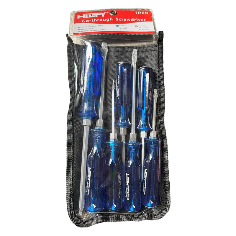 پیچ گوشتی ضربه خور هیلتی مدل YP-7PCS مجموعه 7 عددی