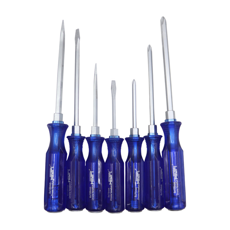 پیچ گوشتی ضربه خور هیلتی مدل YP-7PCS مجموعه 7 عددی