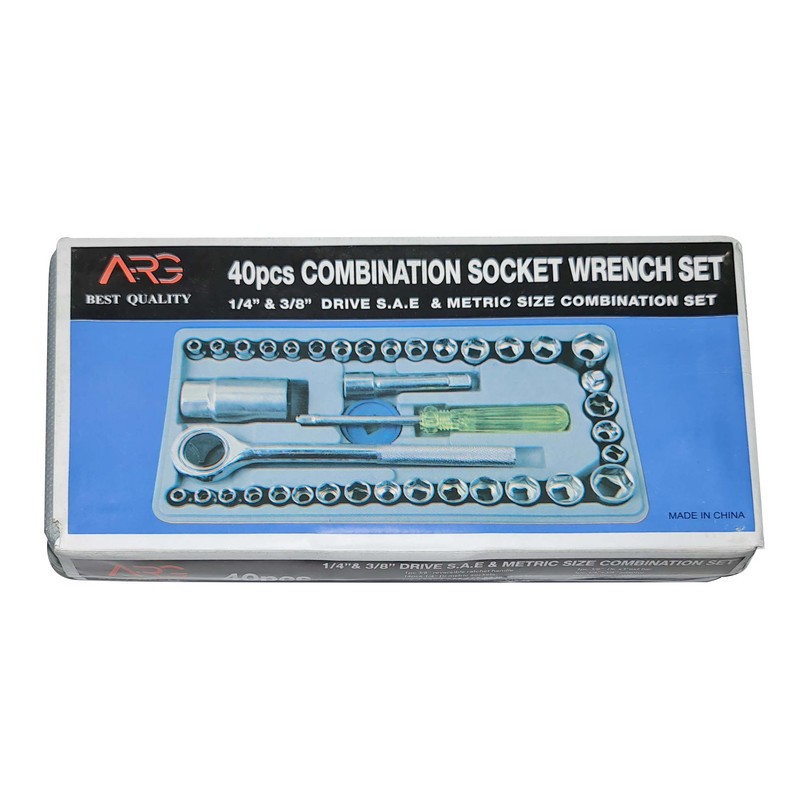 آچار بکس ارگ مدل AG-40 مجموعه 40 عددی