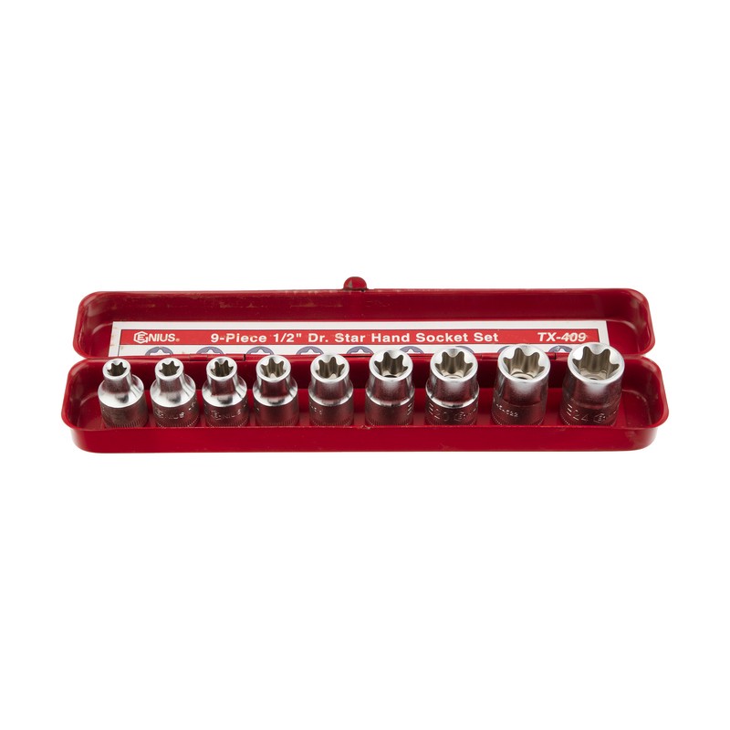 سری بکس E جنیوس تولز مدل tx-409 کد 34 مجموعه 9 عددی