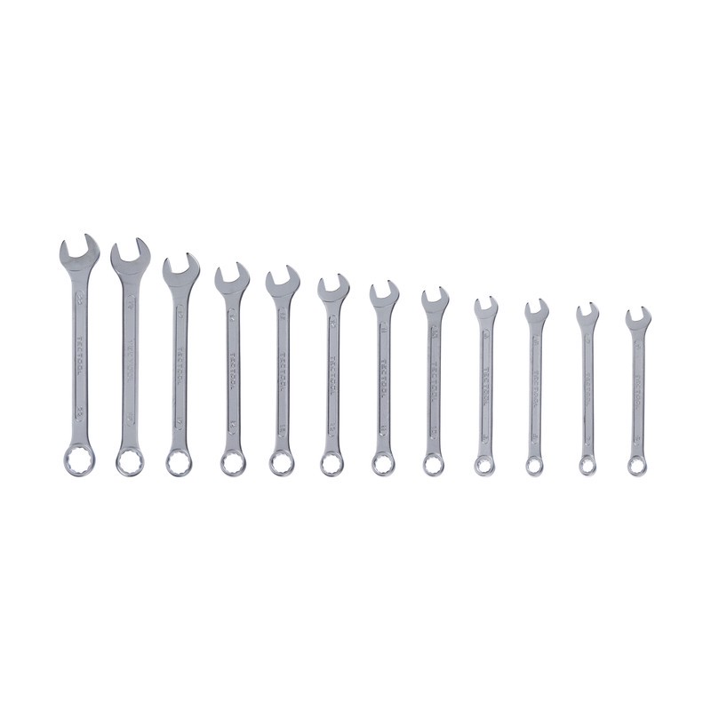 مجموعه 12 عددی آچار یکسر تخت یکسر رینگی تک توول مدل T-1200