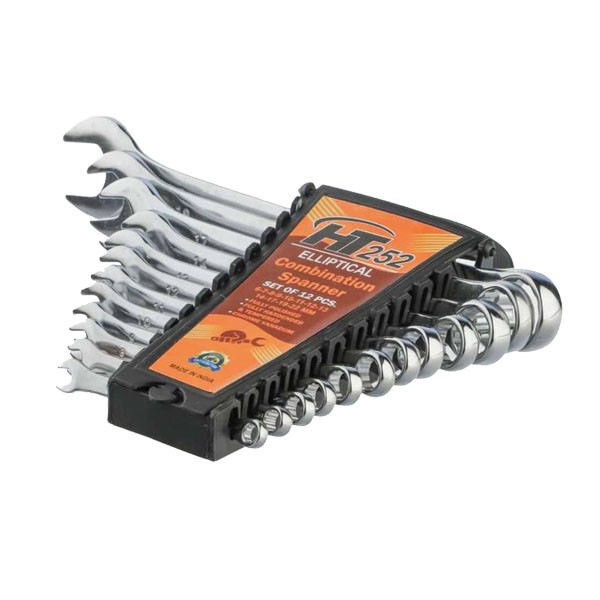 آچار یکسر تخت و یکسر رینگی مدل HT 252 مجموعه 12عددی