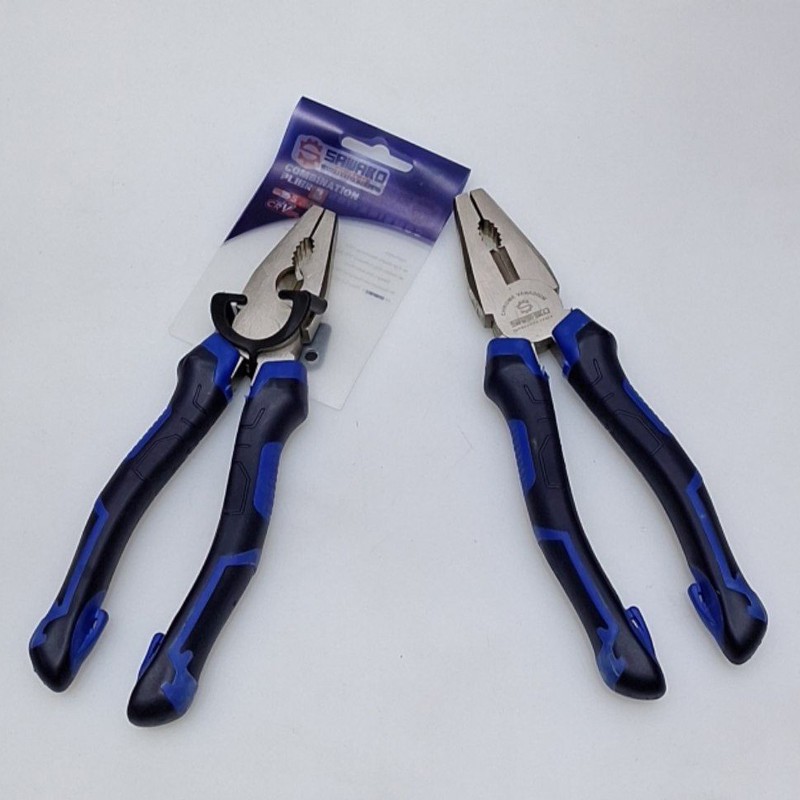 انبر دست و انبر سیم چین و انبر دم باریک ساواکو مدل YP-200MM 3PCS مجموعه 3 عددی