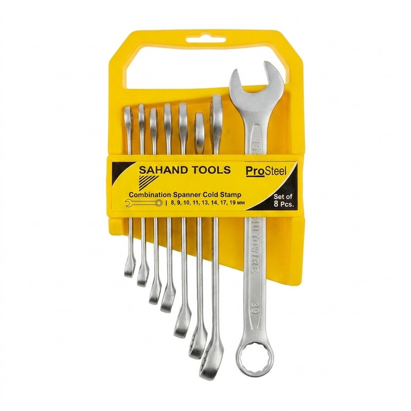 آچار یکسر تخت و یکسر رینگی سهند تولز مدل YP-8PCS مجموعه 8 عددی