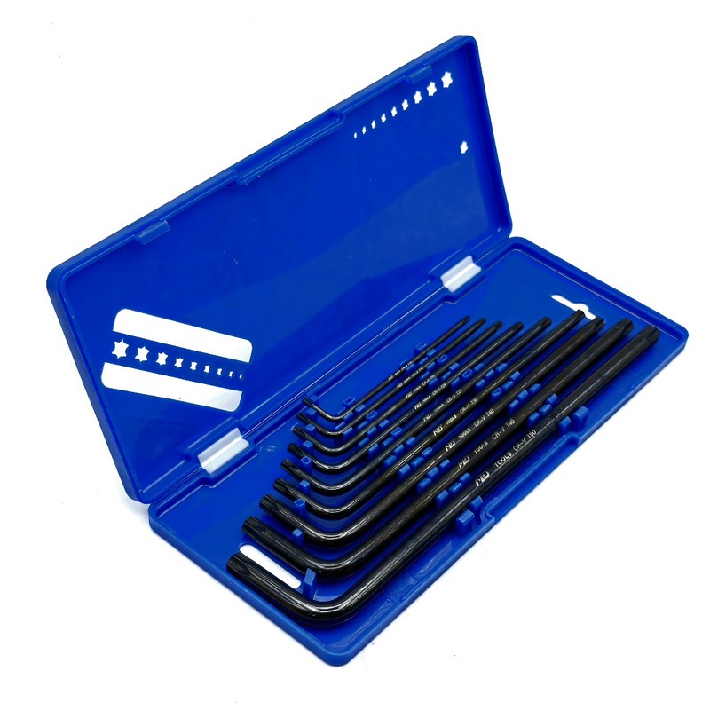 آچار ستاره ای ای زد دی مدل CRV-T10-T50 مجموعه 9 عددی