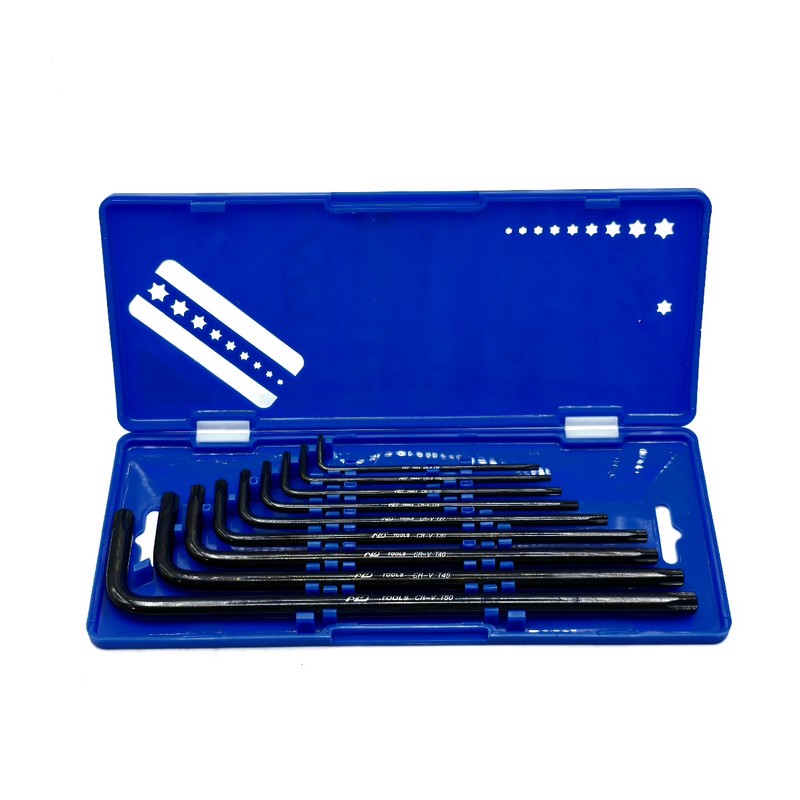 آچار ستاره ای ای زد دی مدل CRV-T10-T50 مجموعه 9 عددی