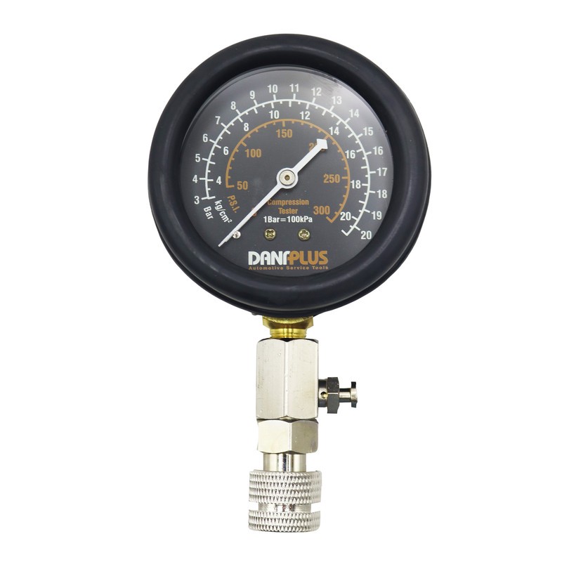 دستگاه کمپرس سنج سیلندر داناپلاس مدل YP-300PSI 20BAR مجموعه 8 عددی