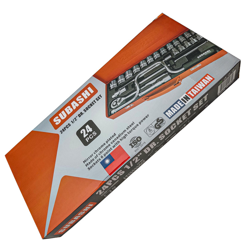 آچار جعبه بکس سوباشی مدل TK720257 مجموعه 24 عددی
