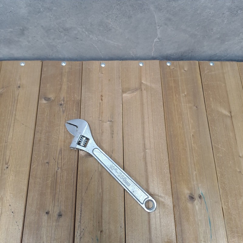 آچار فرانسه فرد مدل FORGED STEEL سایز 10 میلی متر