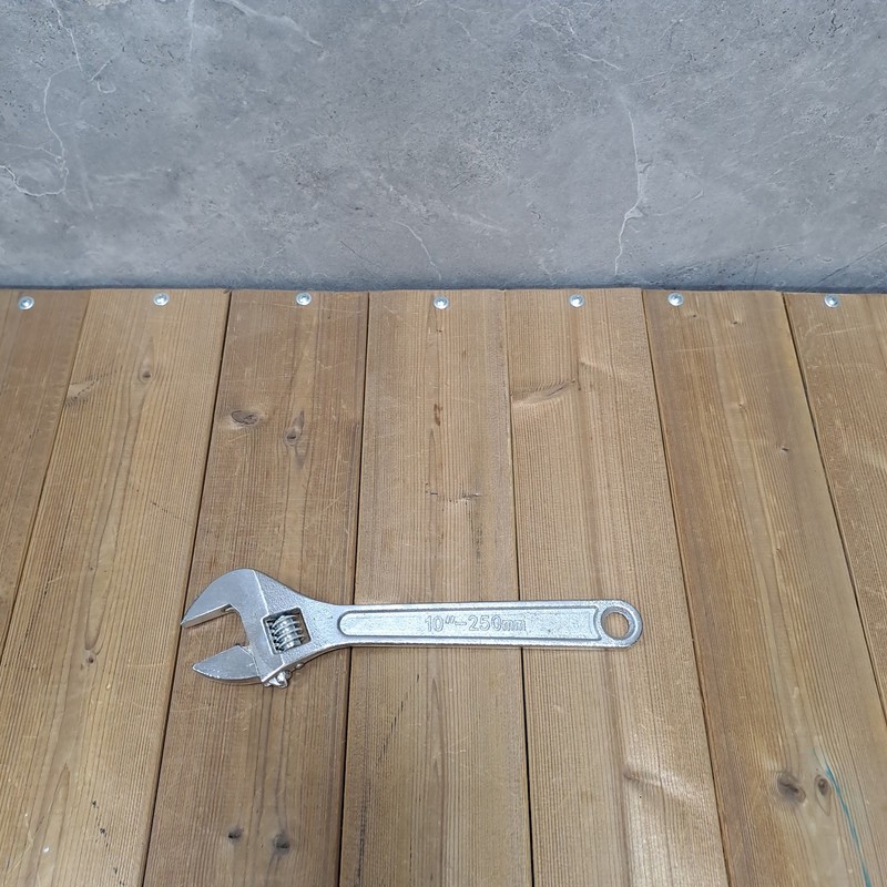 آچار فرانسه فرد مدل FORGED STEEL سایز 10 میلی متر