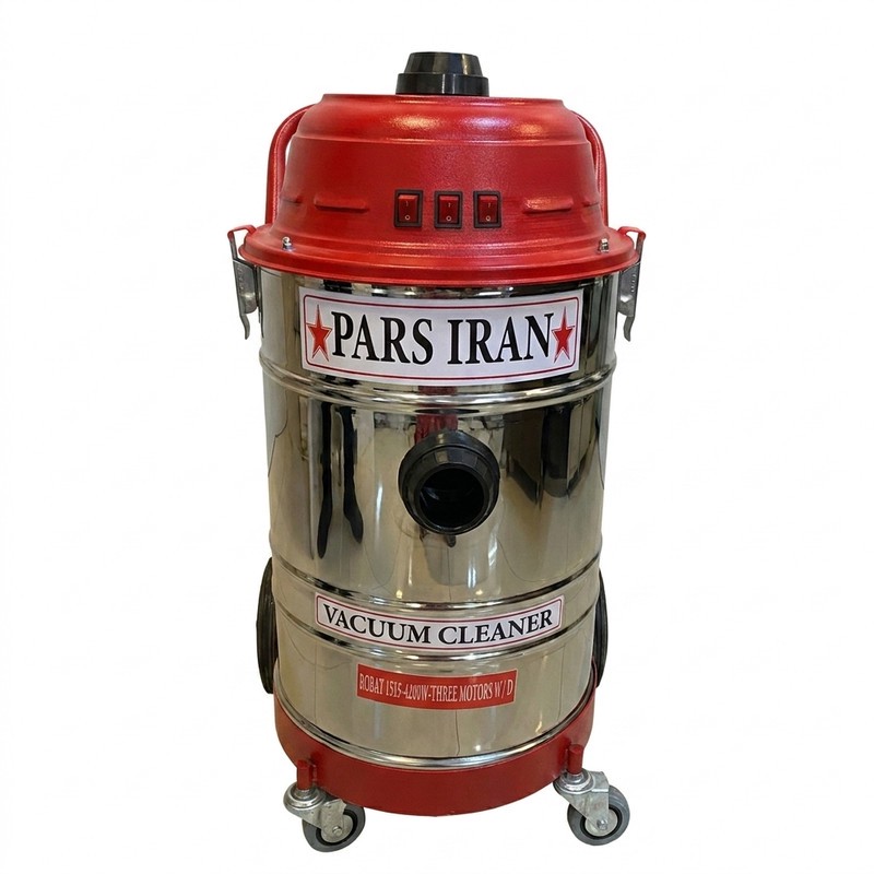 جاروبرقی صنعتی 4200 وات پارس ایران مدل YP-1515 4200W ظرفیت 90 لیتر
