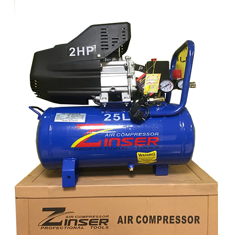 کمپرسور باد زینسر مدل YP-2HP 25L ظرفیت 25 لیتر