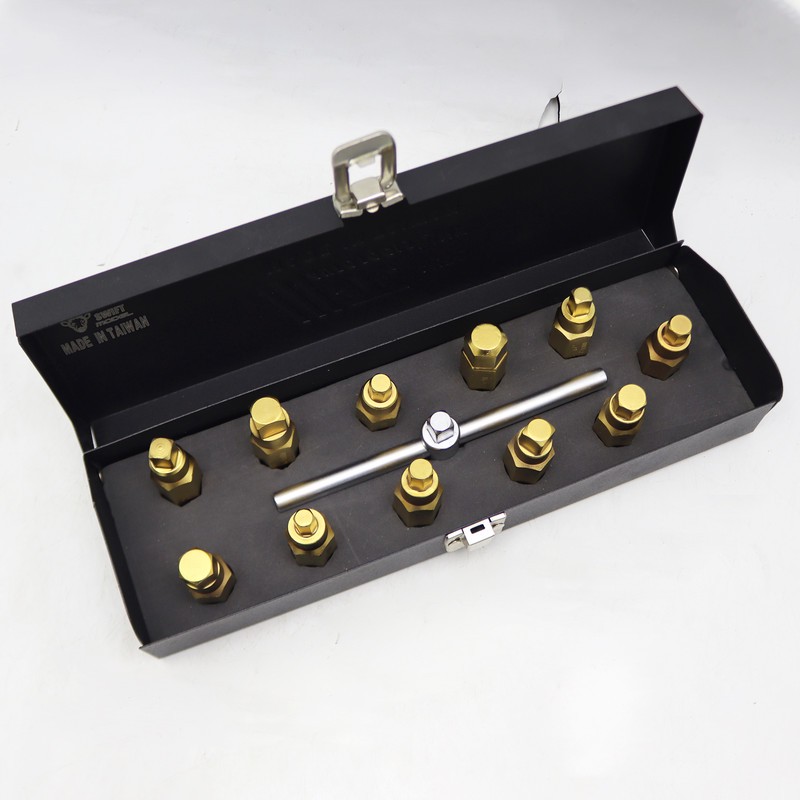 آچار کارتل روغن مدل سویفت کد YP-TAIWAN-KARTEL سایز 8-17 میلیمتر مجموعه 12 عددی
