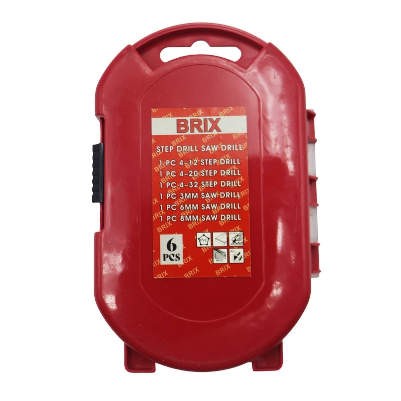 مته کاری و مته برش بریکس مدل AJ-BRIX-6PCS مجموعه 6 عددی