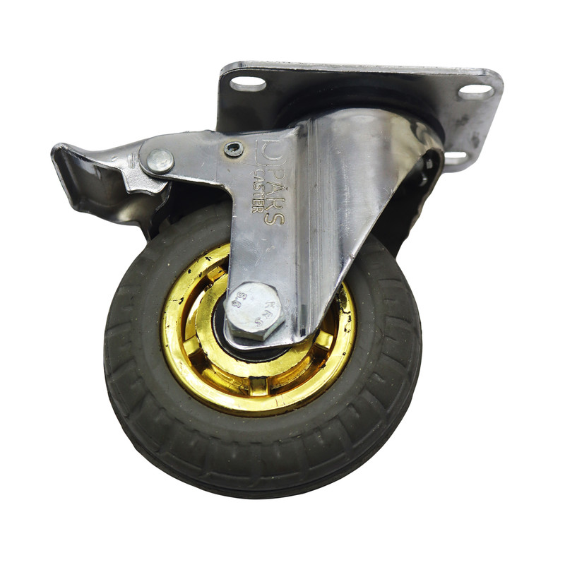 چرخ کفیدار گردان پارس کاستر مدل ترمز دار کد YPT-10033MM