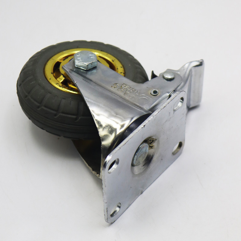 چرخ کفیدار گردان پارس کاستر مدل ترمز دار کد YPT-10033MM