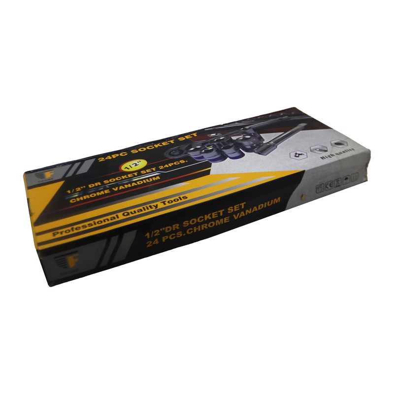 آچار بکس تاف وان مدل YP-24PCS-1 2INCH مجموعه 24 عددی